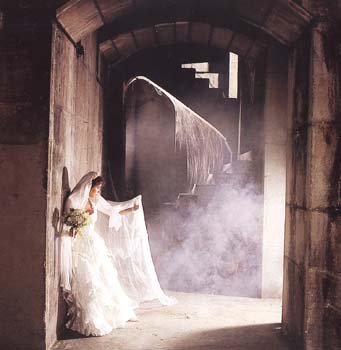 Sarah Brightman as Christine in the cellars of Grand Opera. Phantom's domain.