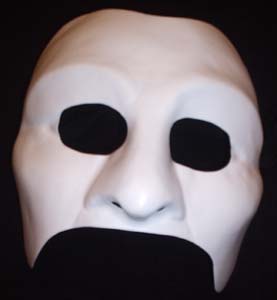 Original mask from Yeston/Kopit's musical "The Phantom" by Bill Diamond.