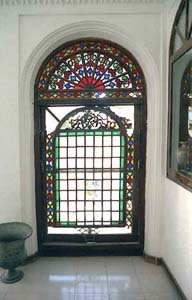 Stained glass. Modern photo. Mazanderan.