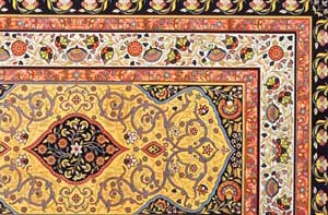 Persian carpet.