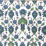 Persian ceramic tile.