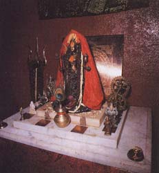 Altar of Goddes Khaly in the Temple of Khaly.